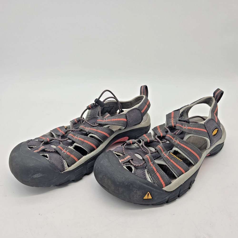 KEEN Newport H2 Steel Gray & Orange Waterproof Water Hiking Sandals Size‎ US 10
